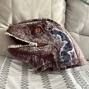 Jurassic Park Raptor Mask Foam Large Dan Dee Collector Choice Halloween Dinosaur